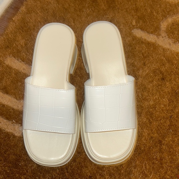 SHEIN Shoes - White Sandals